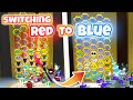 Switching hive colors in bee swarm red to best blue hive