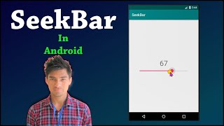 Seekbar in android studio | Android Studio | John Puwein | Khasi | Shillong | Meghalaya screenshot 2