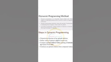 Dynamic Programing method in bioinformatics | #ytshorts #study #study