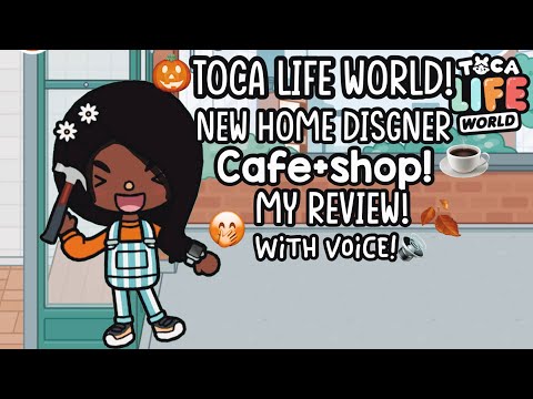 New Toca life home designer cafe!☕️🤭|Tocaboca roleplay|With voice!🔊 thumbnail