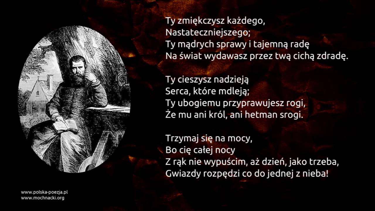 Pieśń 25 Jan Kochanowski Tekst Jan Kochanowski - Pieśń III z Ksiąg Pierwszych [Dzbanie mój pisany