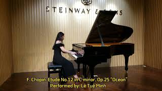 Lê Tuệ Minh plays F. Chopin: Etude No.12 in C minor, Op.25 “Ocean”