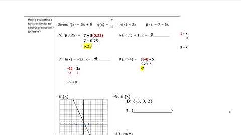 Function Notation Part 2