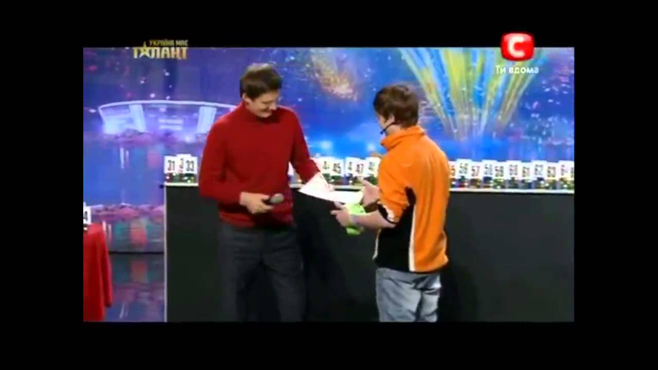 Максим Чечнев - Кубик рубик (Укринский феномен) Талант 5 [06.04.13]