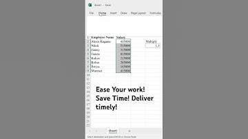 Multiplication in Excel- Multiply your Entire Dataset with  similar Number at Once
