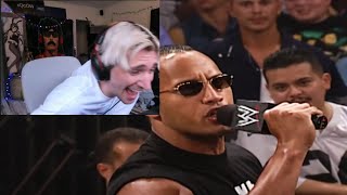 Xqc Reacts To The Rock Shut Up