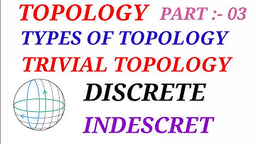 🔥 TOPOLOGY || TYPES OF TOPOLOGY || TRIVIAL , DISCRETE AND INDISCRETE TOPOLOGY ...