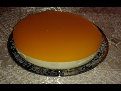 كيكة الطبقات او حلا المرايا بالبرتقال سهلة التحضير ولديدة  