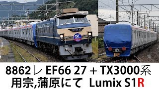 2019/9/22 EF66 27 甲種輸送 TX3000系 Lumix S1R 4K@60fps