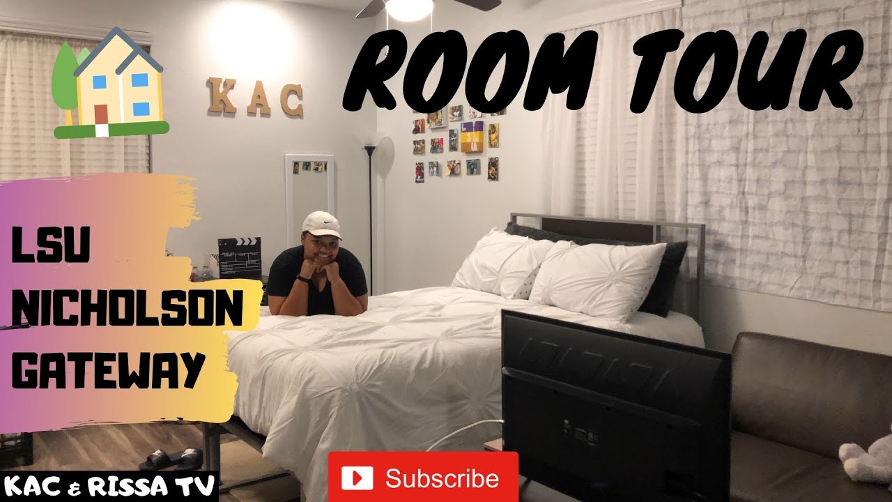Room Tour LSU Nicholson Gateway Studio Apartment Kac YouTube
