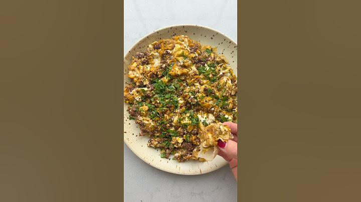 Ground Beef & Eggs | FeelGoodFoodie
