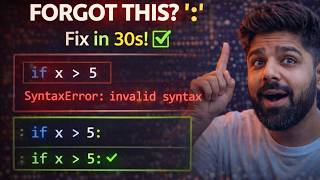 Famous Python Error: Missing Colon (SyntaxError) Fixed in 30 Seconds! ⚡ Net Worth