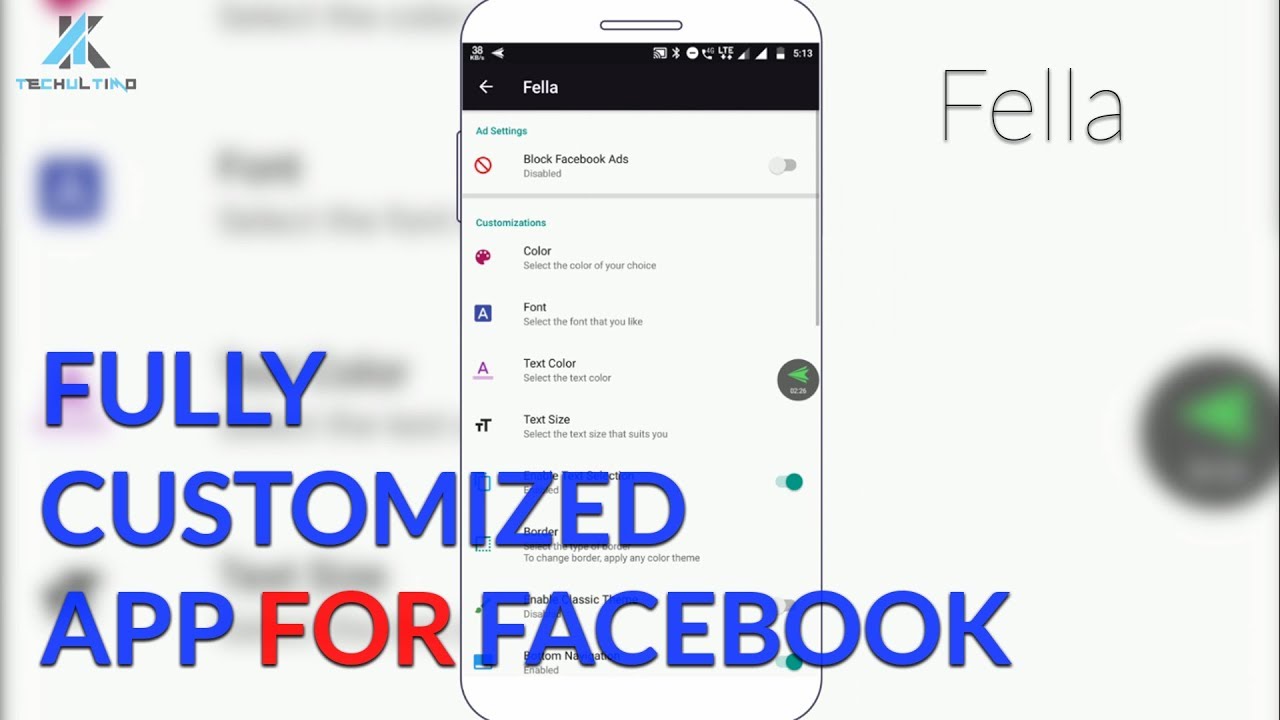 App which uses less data for Facebook | Lite App & fully customized gadgets with small rotary blades