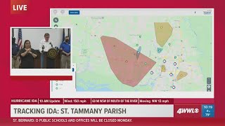 St. Tammany Parish curfew begins noon Sunday ahead of Hurricane Ida, officials say