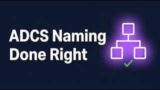 ADCS Naming Conventions — Patterns That Survive Audits and Migrations