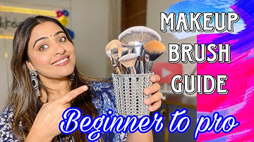 Makeup Brush Guide Beginner To Professional || Right Way To Use Makeup Brush #makeup #tutorial
