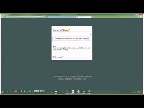 EAL exam tutorial - How to install secure client