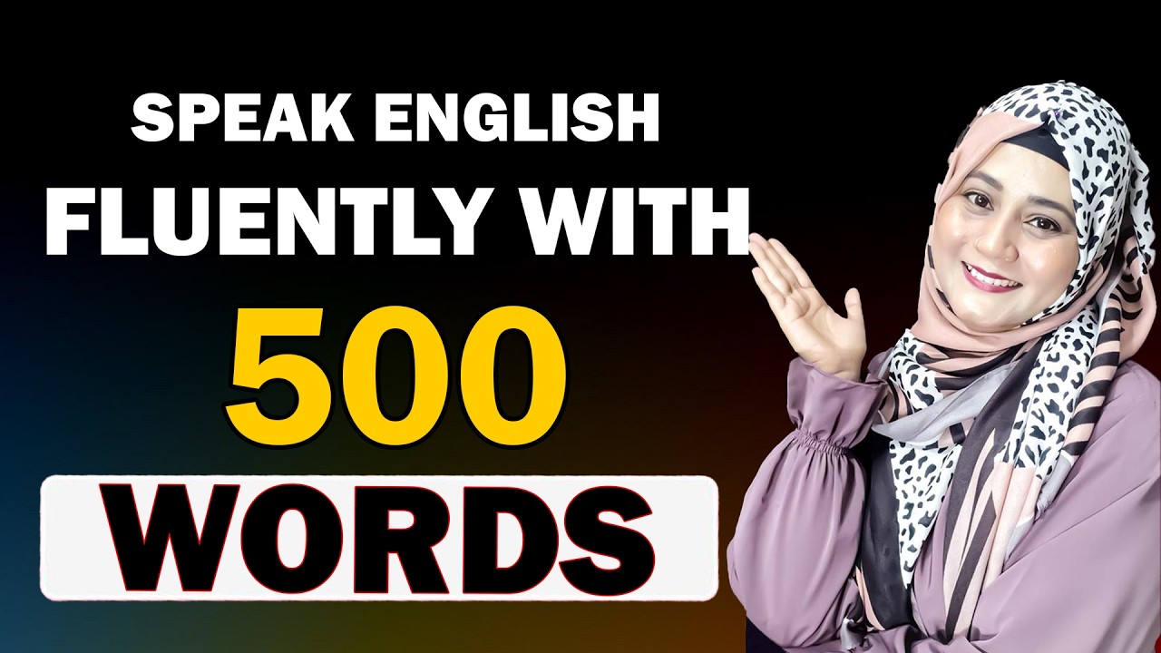Всего 500 слов, необходимых для свободного владения английским языком за 10 минут!