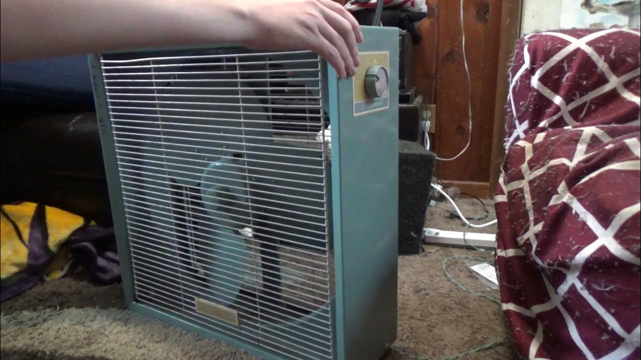 Vintage GE Box fan YouTube