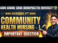 GGSIPU B.Sc Nursing 5th Sem Community Health Nursing 1 Important Questions | CHN-1 Exam 2026