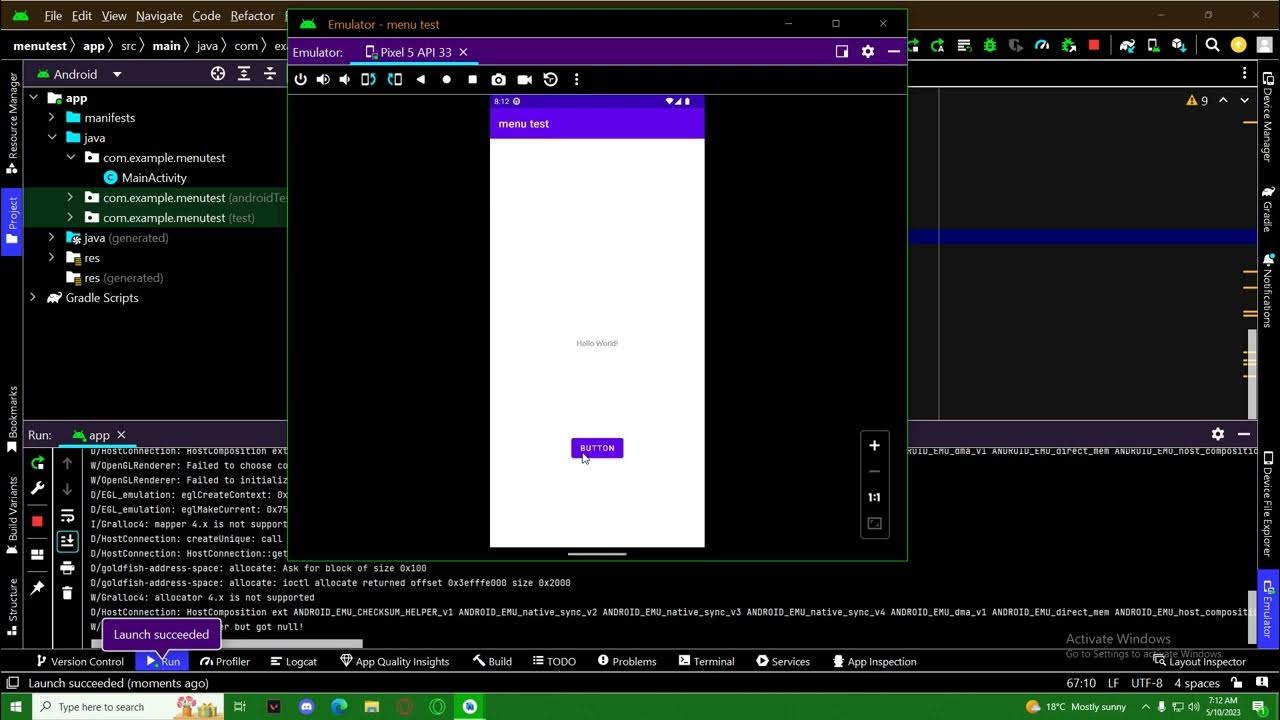 Context Menu android studio - YouTube