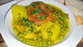 DELICIOUS Potatoes and Peas soup!! by Cooking with Rhonda 943 views 5 years ago 4 minutes, 57 seconds