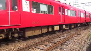 名鉄3531f急行一宮行き国府宮駅到着