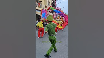 Diễu hành Lân Sư Rồng Lễ Hội Tết Nguyên Tiêu Quá Vui #mualantet2025 #chuctet #liondance #mualan