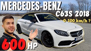 Кабрио на СТЕРОИДИ с Брутален Звук! OCG Представя: Mercedes-Benz W205 C63S AMG 600+ кс / 0-100 км/ч