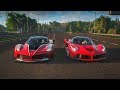 FH4 Drag Race | Ferrari FXXK vs Ferrari Laferrari | Standing/Rolling!