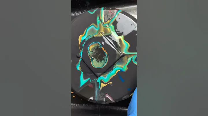 Bloom Technique Acrylic Pour #shorts