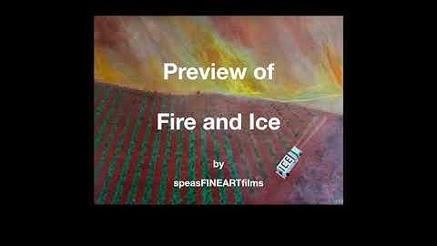 Preview of Fire and Ice new painting by Speas. #art #farming #wine #fire #ice