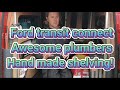 Review Part One - Van Shelving And Plumbing Van Tour #fordtransitconnect #workvan #ford #vanrackout