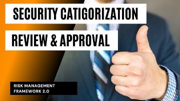 RMF2134 security categorization review and approval