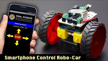 Arduino Smartphone Bluetooth Control Robo Car
