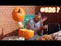 EXPLODING Pumpkin (With Rubber Bands)