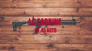 Ruger® LC Carbine™ .45 Auto Disassembly Tech Tips