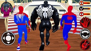 VENOM and 2 SPIDERMAN Enter in Miss T House - Scary Teacher 3D