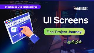 🔴(Day: 157) - Final Projects: UI Development | CyberDude Live Internship