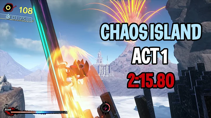 SONIC X SHADOW GENERATIONS - CHAOS ISLAND ACT 1 SPEEDRUN - 2:15.80