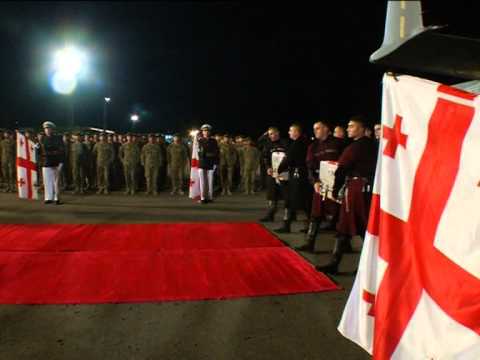 ჯარისკაცების ჩამოსვენება