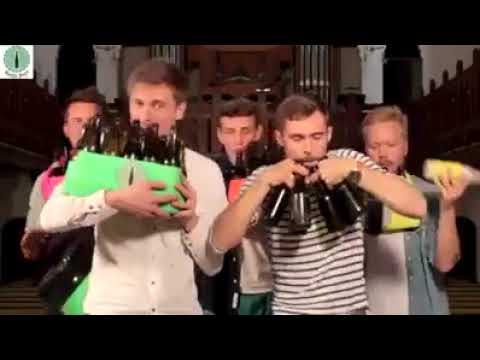 andy martin band Bierflaschen als Panflöte