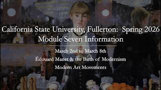 CSUF ONLINE-MODULE SEVEN INFORMATION-SPRING 2026