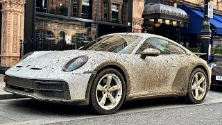 USED AS INTENDED! PORSCHE 911 DAKAR | SUPERCARS IN LONDON | November 2023 by SupercarsMT888 784 views 5 months ago 10 minutes, 16 seconds