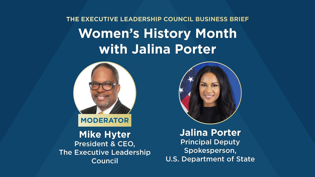ELC Executive Business Brief: Women's History Month with Jalina Porter