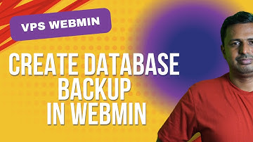 How to Create Database Backup in Webmin (2025) | Export MySQL/PostgreSQL Databases Easily