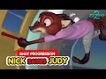 Zootopia 2 Nick Saves Judy In The Pipe Chase Shot Progression
