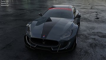 Maserati GT Fusion 360 modeling