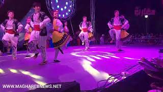 رقص موسيقى رشاقة لوحة فنية ناطقة لفليبينين بمهرجان الأطفال بالرباط