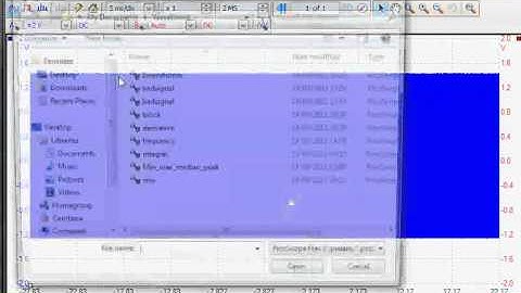 Latest Features in PicoScope Oscilloscope Software - October 2011